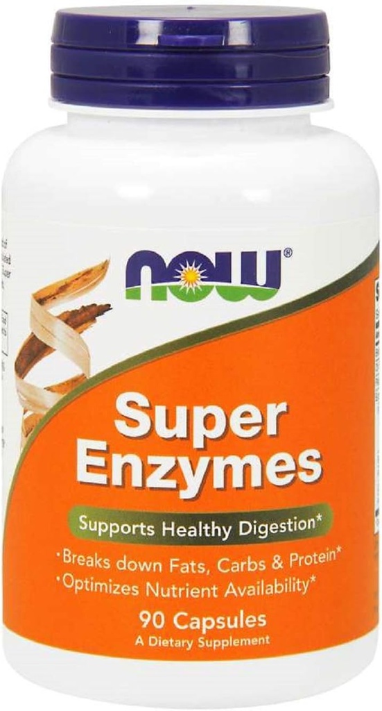 NOW Super Enzimi, 90 capsule (pacchetto di 2)