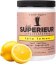 Superieur Electrolytes – Integratore elettrolitico a base vegetale w/Sea Minerals for Hydration & Recovery – Keto Friendly, Non OGM, Zero Sugar, Vegan Healthy Sports Drink Powder – Lola Lemon (70 Servings)