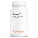 Supersmart - Keranat (Formula avanzata con biotina) - Supplemento per capelli per volume e crescita - Vitamine di perdita di capelli | Non-GMO & Gluten Free - 60 Softgels
