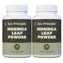Principio Zen Organic Moringa Oleifera. Ultra-Premium. Fornisce un All Natural Energy Boost e Multi-Vitamin. Un Superfood crudo, Vegan, No OGM e Gluten Free. 360 capsule.