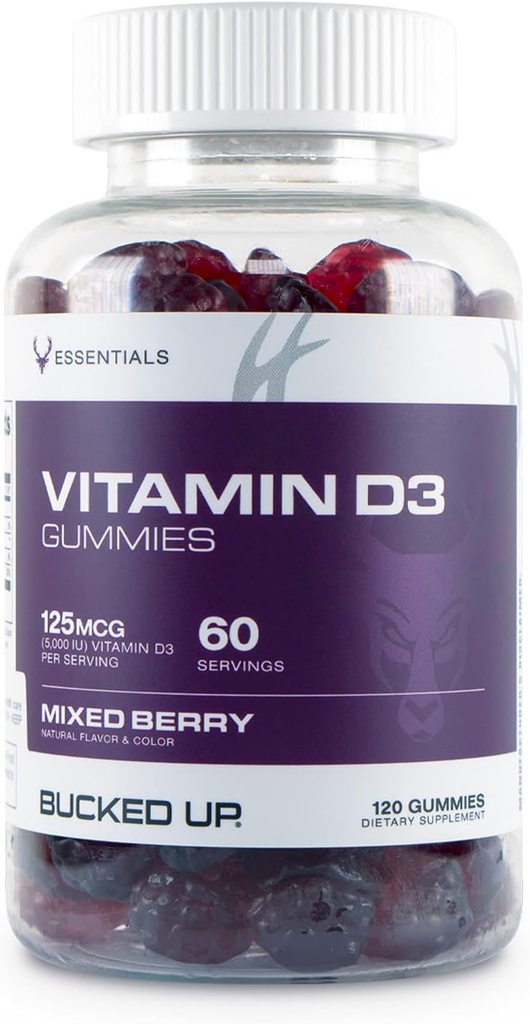 Vitamina D3 125mcg, 120 Gummies - Essentials