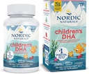 Nordic Naturals DHA per bambini, fragola - 360 Mini Chewable Soft Gel per bambini - 250 mg Omega-3 con EPA & DHA - Sviluppo del cervello & Funzione - Non OGM - 90 Serve