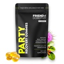 Party Recovery Gummies – Detox, Hydration & Energy Boost with Electrolytes & Matcha – Ridurre la nebbia del cervello & Support Mood – 60 Gummies per Pack