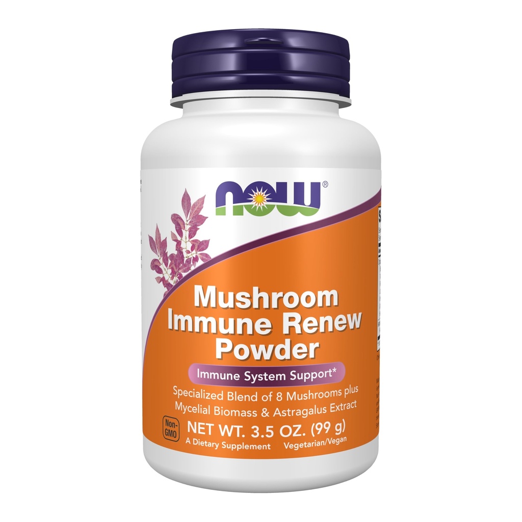 Ora integratori alimentari, Mushroom Immune Renew con Astragalus Root Extract, Immune System Support*, 3.5-Ounce