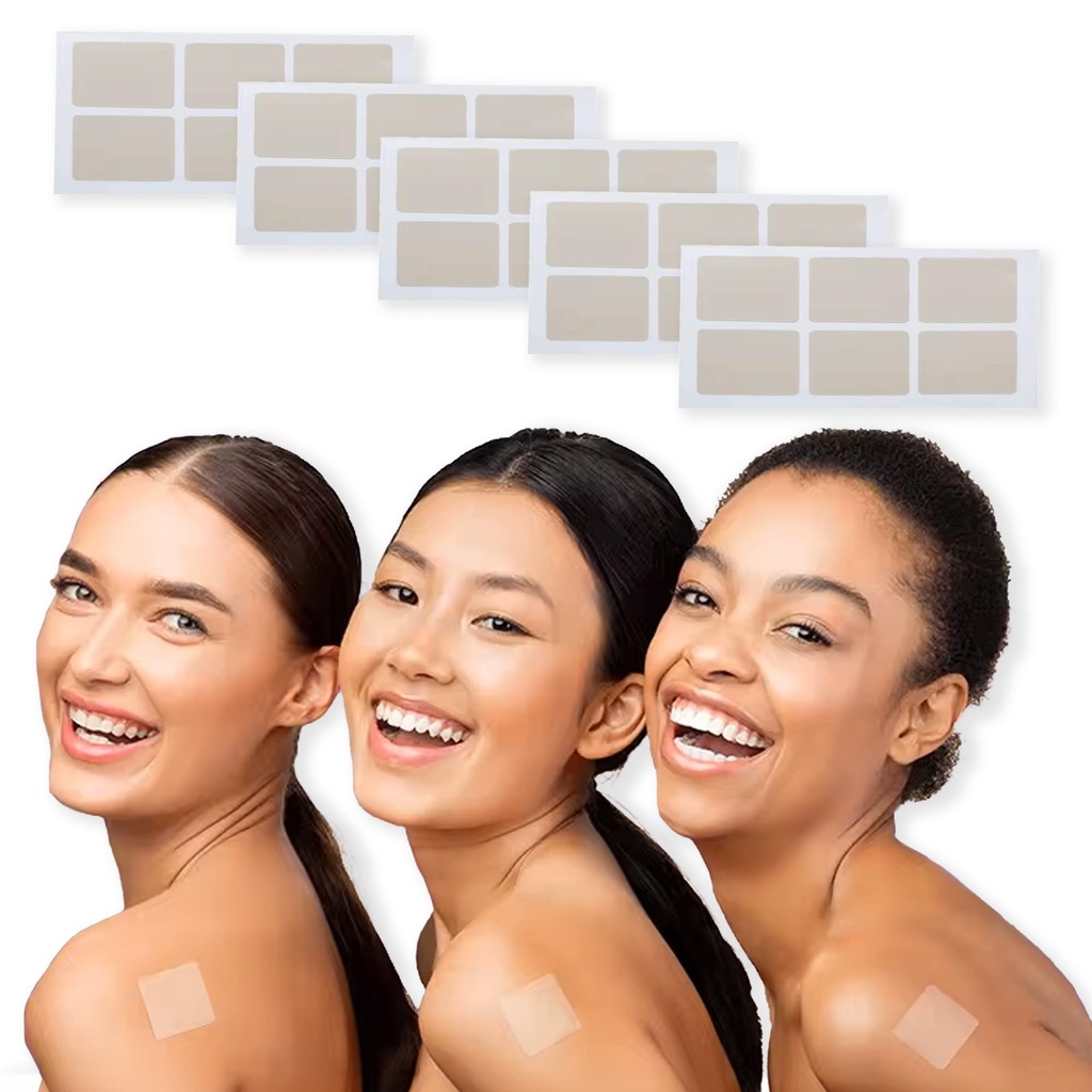 Energy Patches (30 Pack) | Plant-Based, Water-Resistant | Ingredienti naturali per il fuoco, Mood & Energy | Vitamina B1, B7, B2, B9, B3, B12, B5, B6 | Benessere giornaliero per uomini e donne