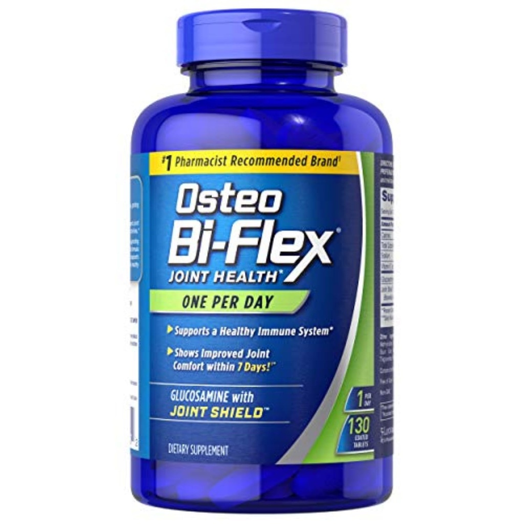 Glucosamina Osteo Bi-Flex con Vitamina D, Una al giorno da Osteo Bi-flex, Salute Congiunta,130 Compresse Coated, 130 Conte