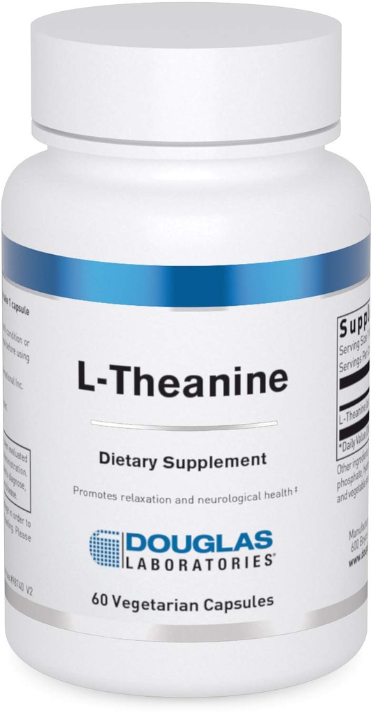 Douglas Laboratories L-Theanine | Promuove una sensazione di calma | 60 capsule
