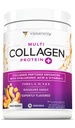 Peptidi multi collagene polvere per le donne - Polvere di collagene aromatizzata idrolizzata per le donne con tipi I II III V & X Vitamina C & Acido ialuronico per la pelle e le unghie dei capelli (Peach Mango) - 30 Serve