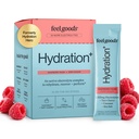 Feel Goods Hydration Hero, 1000mg Electrolytes Powder, Sugar Free, Magnesium, Organic Aloe Vera, L Theanine, Vitamina C & B12, Keto, Vegan, Electrolyte Packets, Blue Raspberry, 15 Conte