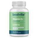 BESTVITE Vitamina D 2000 IU (240 capsule) - No Stearates - Non OGM - Gluten Free