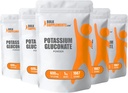 BulkSupplements.com Polvere di potassio Gluconate - Supplemento di potassio, integratore minerale - Gluten Free, 600mg per porzione, 5kg (11 lbs) (Pack of 5)