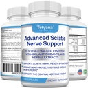 Avanzato Sciatic Nerve Support Relief: Alpha Lipoic Acid Vitamin, Benfotiamine - 12 in 1 Integratori Sciatica - 120 Capsules- 30-60 Alimentazione- Made in USA