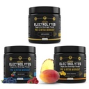 MMA Nutrition HRDWRK - 100 Servings Keto Electrolytes Powder Hydration Sugar Free - Polvere di elettrolita per aumentare la resistenza e ridurre la fatica con elettroliti Supplement Set di 3