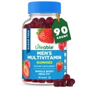Multivitamina senza zucchero per gli uomini Gummies | con ferro e 18 vitamine e minerali essenziali | Vitamine senza zucchero | 90 Gummies
