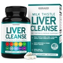Detox e Riparazione del fegato 27 in 1 Formula - Latte Thistle, Radice di Dandelion, Turchese, Estratto di carciofo & More - Integratore di supporto del detox del fegato - 3rd Party Tested, Vegan Safe & USA Made (60 Count)