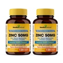 Zinc 50mg capsule per gli uomini e le donne, 240 Count | Integratori di zinco altamente assorbibili per il supporto del sistema immunitario | Zink 50 mg Mono Methionine Chelated Complex | Aiuta con la salute della pelle e l'immunità generale