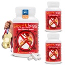 SPORTLEGS Fast Fitness Boost Pre Workout per uomini e donne, Lactic Acid Supplement, Sport Endurance Fuel, Endurance Supplements for Runners - NSF Certified for Sport, 120-Capsule Bottle, Confezione da 3