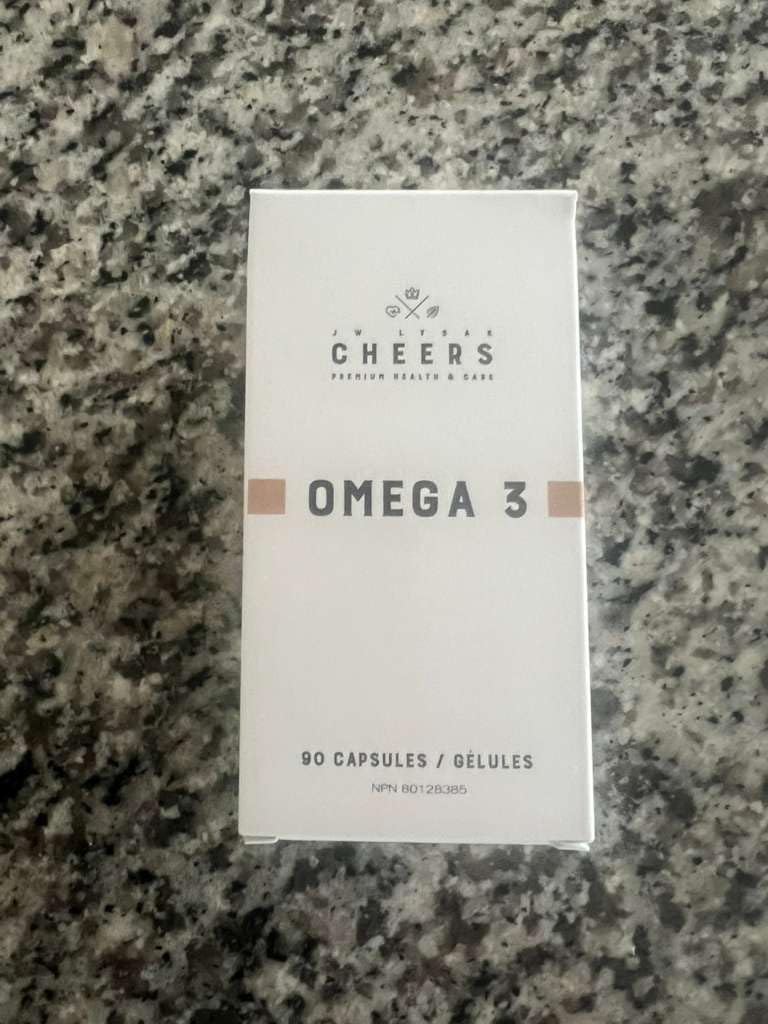 CHEERS Omega-3 Supplemento | EPA & DHA ad alta resistenza 550mg Per Capsule | 90% Biodisponibile, Clean Label Supplement | Supporta Cuore, Cervello, Visione & Immune Salute | Vcaps Plus, Inodore | 90 capsule