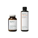 AlgaeCal Bundle - Integratore di calcio a base vegetale con vitamina D3 per la salute e la forza di Bone &amp; Emulsione liquida naturale dell'olio di pesce Omega-3 con EPA & DHA, Curcumina, Astaxantina
