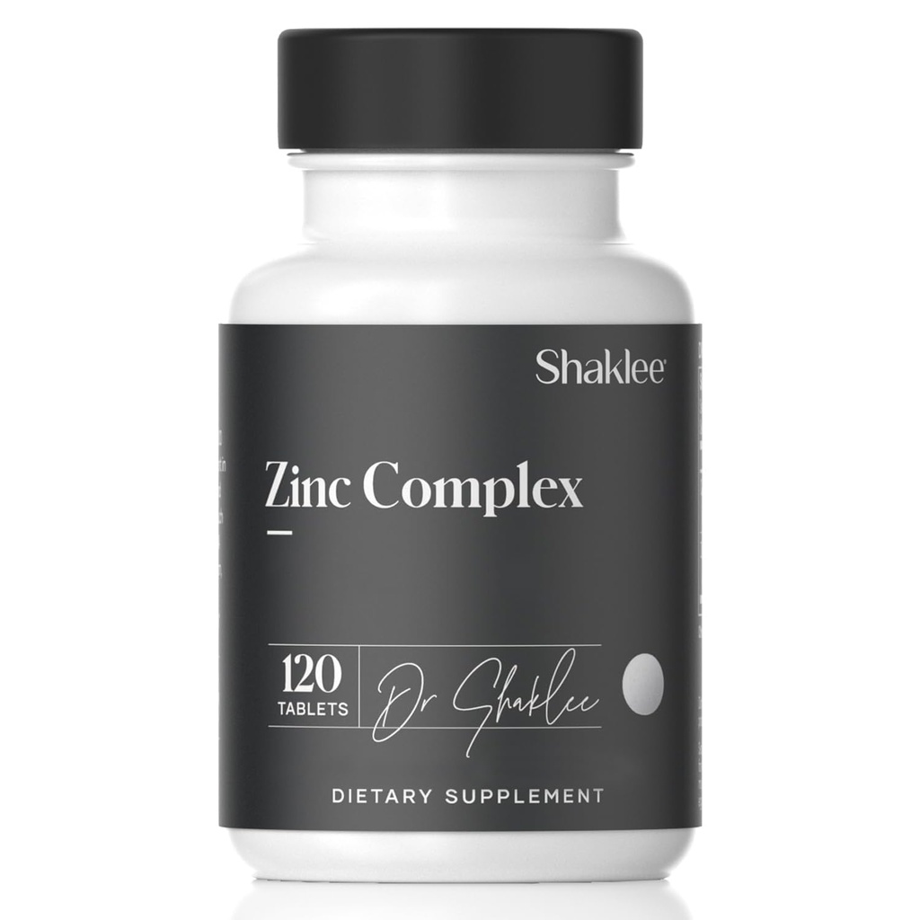Shaklee - Zinc Complex - Migliora l'attività enzimatica, Sintesi delle proteine - 120 compresse