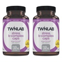 Doppiastra Stress B-Complex Caps - Completa B-Complex & 1000 mg Vitamina C - Integratore di supporto energetico con Vitamina B12 e B6-100 capsule (Pack of 2)