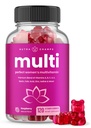 NutraChamps Multivitamina per le donne, 120 Conte, Vitamine A, B, C, D, E, Biotina, Acido Folico, Multivitaminico pancia femminile, Chewable Daily Multi Gummy Vitamine per le donne