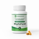 MigReForm Bottiglia di 60 - Doctor Formulated Migraine Relief Supplements - Natural Migraine Relief Support with Magnesium, Vitamina B2 & CoQ10 - Integratore di emicrania per le donne e gli uomini - Vitamine di emicrania