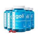 Goli Ashwagandha & Vitamina D Gummy - 300 Conte - Bacche miste, KSM-66, Vegan, Basato sulle piante, Non OGM, Gluten-Free & Gelatin Free Relax. Ripristino. Rilassati, Confezione da 5