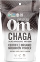 Om Mushroom Superfood Chaga Organic Mushroom Powder, 3.5 Ounce, 50 Serve, US Cresciuto, Sacra Antiossidanti e supporto immunitario, Superfood Mushroom Supplement