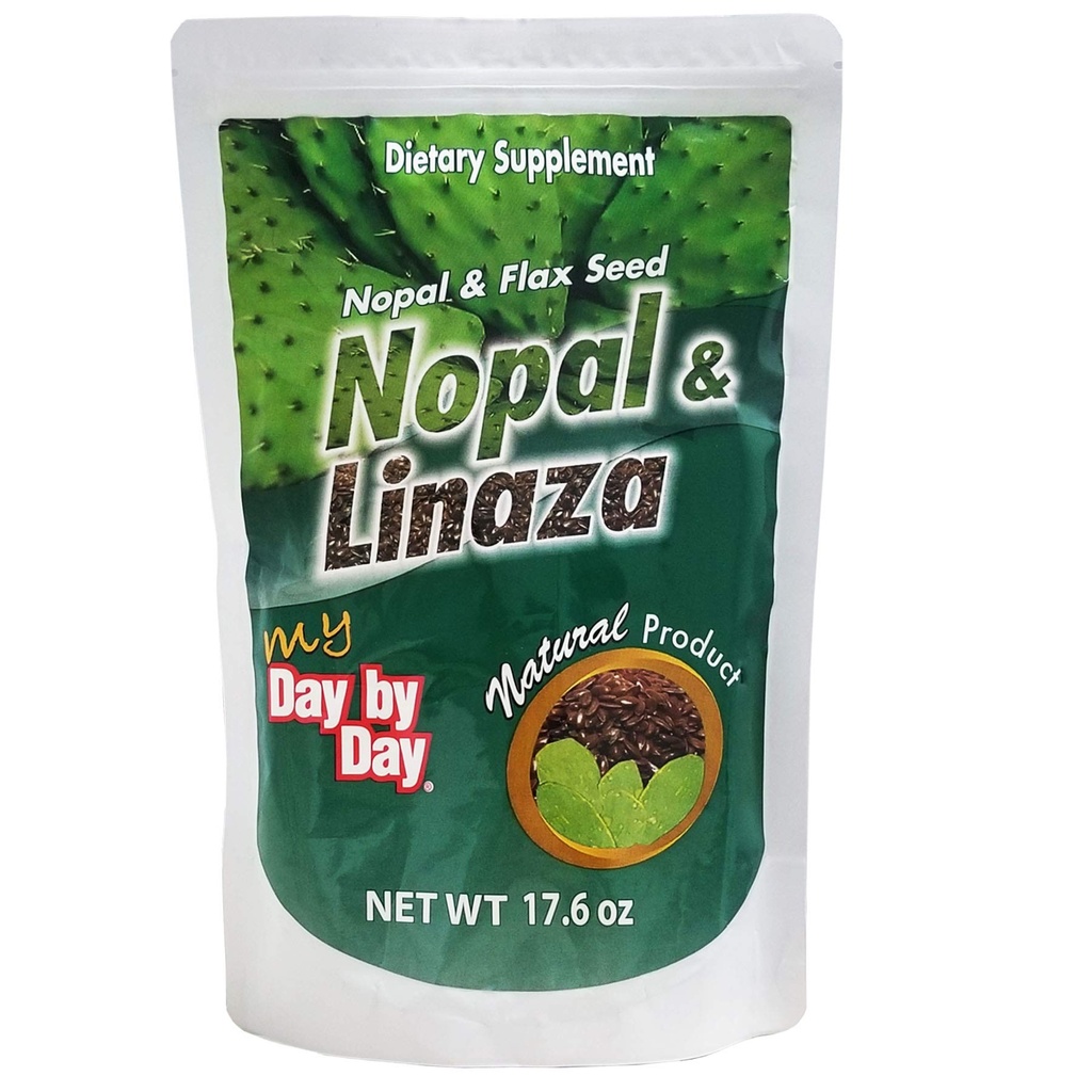 La mia giornata di giorno, Nopal e Flax Seed, Fibra naturale, 17.6 Oz, Borsa