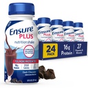 Assicurare Plus Dark Chocolate Nutrition Shake | Meal Sostituzione Shake | Pronto a Bere | 16g Protein e 27 Vitamine e Minerali | 8 fl oz - 24 Pack