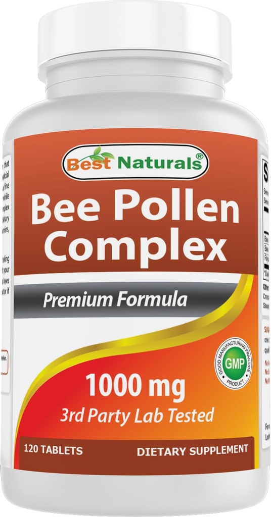 Best Naturals Bee Pollen Complex 1000 mg 120 compresse
