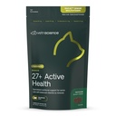 VetriScience Senior 27+ Active Health Chews, Nu Cat Daily Multivitamin per Gatti Senior, Vitamine Equilibrate, Minerali e Antiossidanti, Assistenza Salute e Benessere, Pesce, 30 Conte