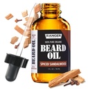 Leven Rose Spiced Sandalwood Beard olio & Leave In Condizionatore da Ranger Grooming Co, 100% Pure Natural Organic per Groomed Beards, Mustaches e Moisturized Skin 1 oz