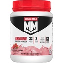 Polvere proteica genuina del latte del muscolo, fragole 'N Crème, 1.93 Pounds, 13 Serve, 32g Protein, 3g Zucchero, Calcio, Vitamine A, C & D, Certificato NSF per lo sport, Spuntino energizzante, Imballaggio May Vary