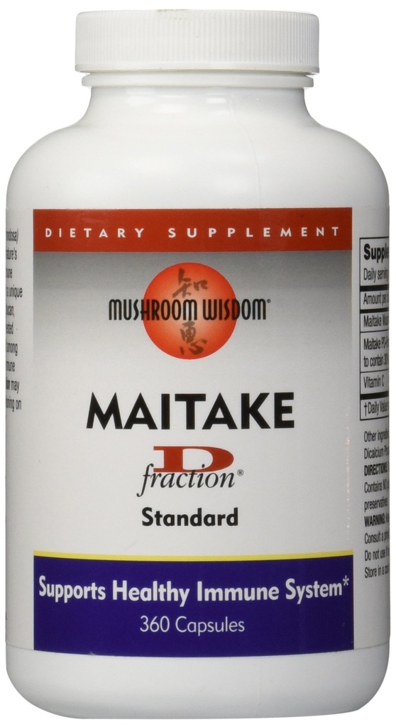 MUSHROOM WISDOM Estratto di funghi Maitake D-Fraction 360 capsule