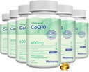 CoQ10 600mg Softgels | High Absorption CoQ10 Ubiquinol Supplemento | Forma ridotta potenziata con vitamina E & Omega 3 6 9 | Powerhouse antiossidante Buono per la salute | 360 Softgels