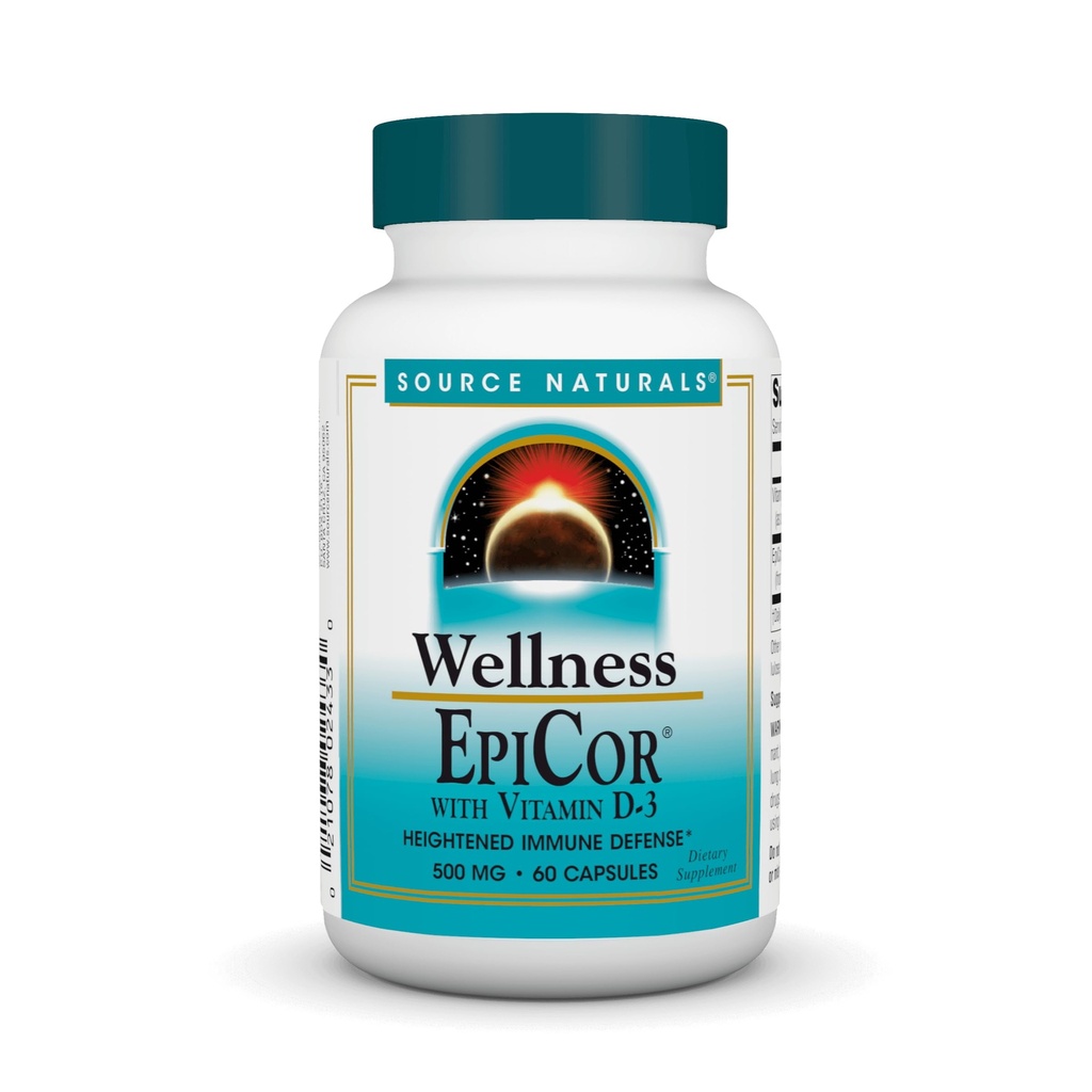 Fonte Naturals Wellness EpiCor con vitamina D-3 per la difesa immunitaria aumentata* - 60 capsule