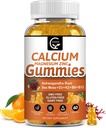 1200mg Calcium Gummies con vitamina D3,K2,B12 & B6 - Plant Complex Calcium Magnesium Supplement con glicinato,Potassium,Sea Moss,Ashwagandha Root for Bone & Teeth Strength, Muscle & Immune