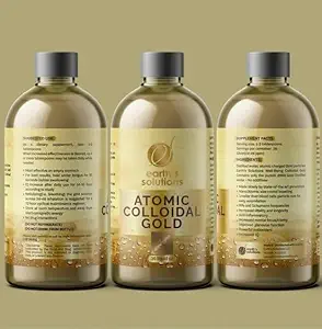 Golden - Pure Atomic Colloidal Gold Solution per migliorare il benessere e la precisione mentale - Supplemento Ionic Premium per la salute naturale