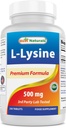 I migliori naturali L-Lysine 500 mg 250 compresse (250 conteggio)