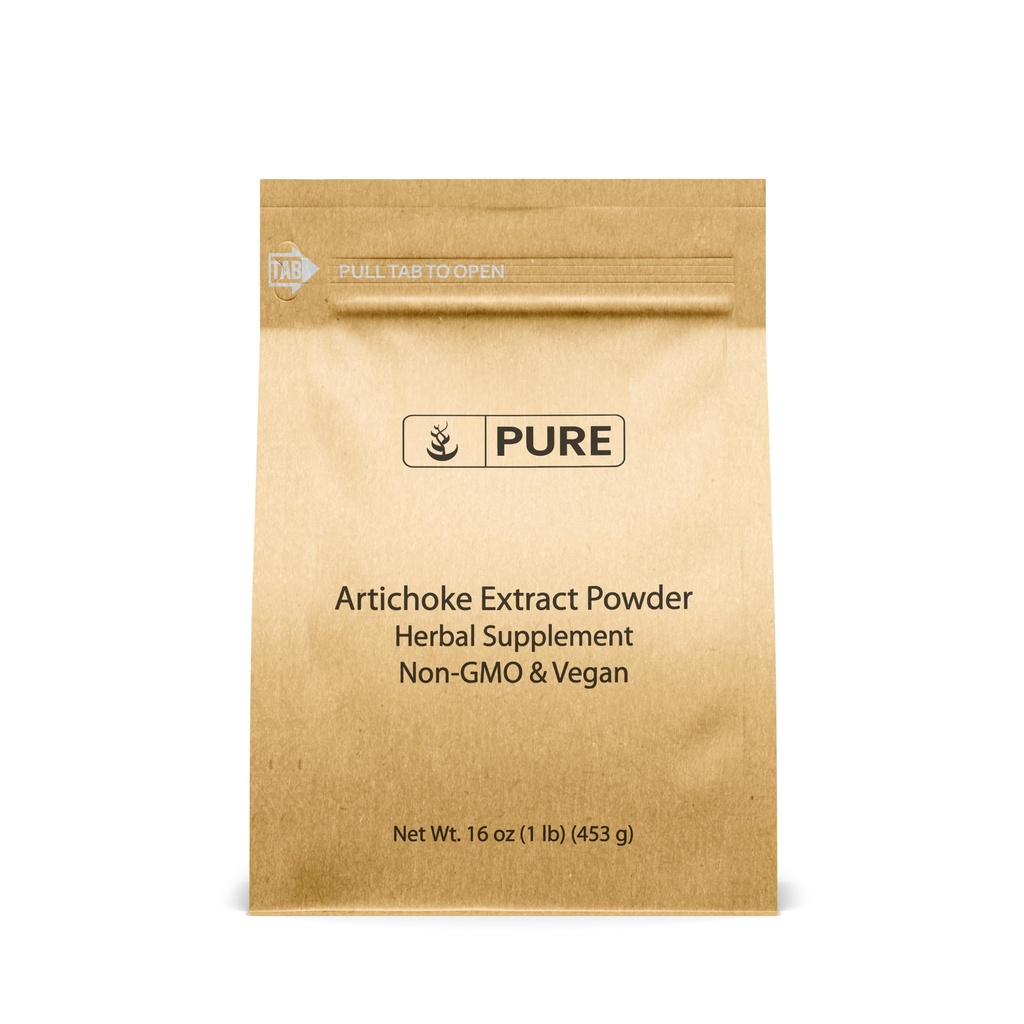 PURE ORIGINAL INGREDIENTI Polvere di estratto di carciofo (1 lb), nessun additivi o riempitivi, non OGM