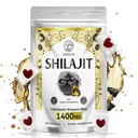 1400 MG Shilajit Gummies, Shilajit Pure Himalayan Organic Gummies with Ashwagandha, Himalayan shilajit for Men, 85+ Minerali di Trace & Acido Fulvico, Prosciutto Individualmente, Senza Zucchero, 60 Conti
