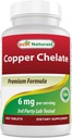 Best Naturals Copper Chelate 6 mg per Serving- 360 compresse