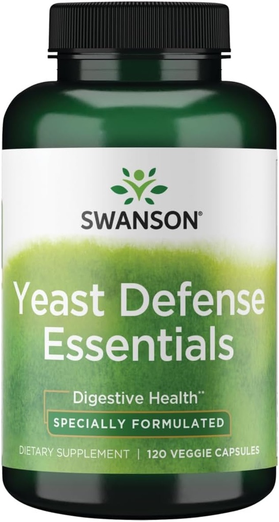 Swanson Yeast Defense Essentials 200 Milioni di Cfu 120 Veg Capsule