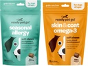 Omega 3 & Allergy Chews for Dogs | Probiotics & Allergy Integratori Immune per Itch & Allergy Relief | Fish Oil for Dog Shedding, Skin Allergy, Itch Relief | 90 Chews
