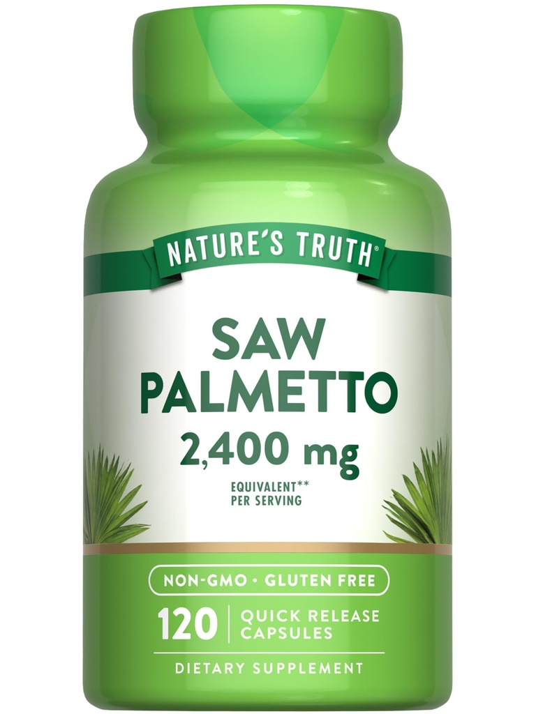 Estratto di Palmetto di Verità della Natura | 120 capsule | Non OGM & Gluten Supplemento gratuito