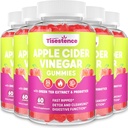 Gummie di Aceto di Sidro di Mela Madre, Keto ACV Gummies 2000MG - Dieta di Cleanse & Detox, Gommie di ACV di Max Forza con tè verde, lampone, B12 e probiotici per il metabolismo e la salute digestiva, confezioni di 5