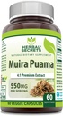 Herbal Secrets Muira Puama 4:1 Extract Supplemento | 550 Mg | 60 Veggie Capsule | Non-GMO | Gluten Free | Made in USA