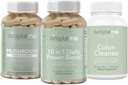 SIMPLEME Sea Moss Capsule 10 in 1 Power Blend e Colon Cleanse Detox e Multi-Mushroom Supplement Bundle per migliorare la salute immunitaria